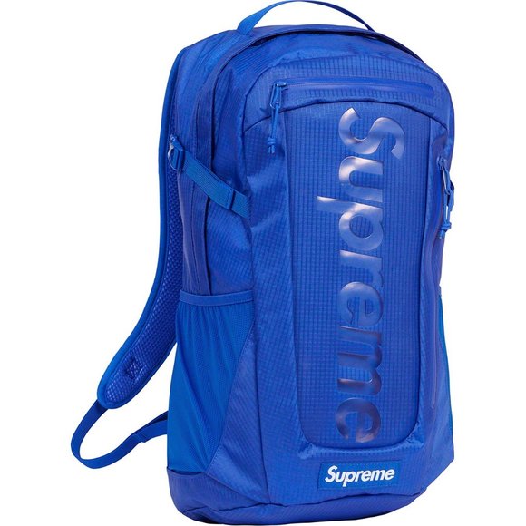 Supreme SS/21 Supreme Royal Logo-Patch Backpack - Picture 1 of 13